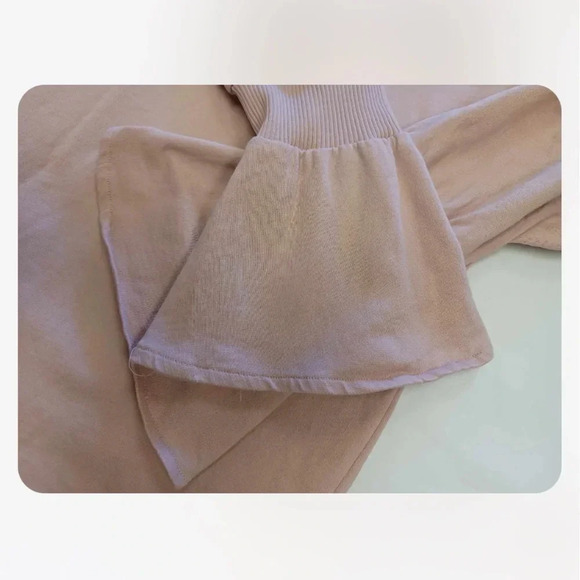 Zara Dusty  Rose Tunic Mini Bell Sleeve Dress Size Small - Picture 8 of 10